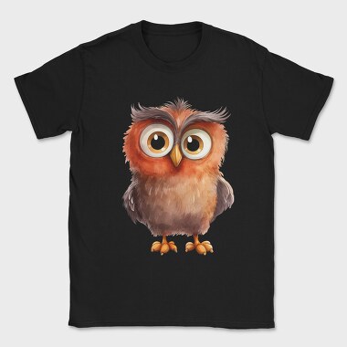 Owl Funny Clipart, Tricou Barbati (Unisex)