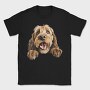 Otterhound Peeking, Tricou Barbati (Unisex)