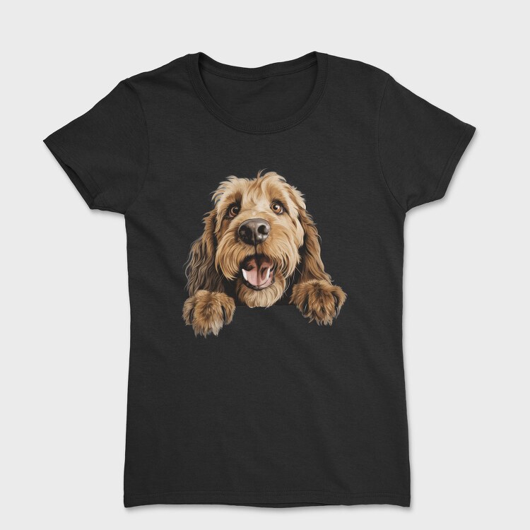 Otterhound Peeking, Tricou Femei