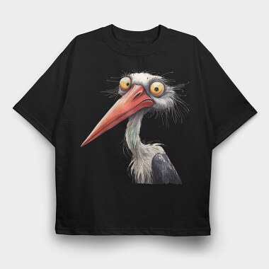 Ostrich Feathers, Tricou Oversize Barbati (Unisex)