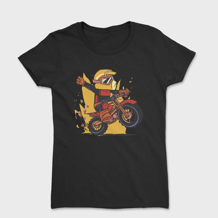 Dirt Bike Cartoon, Tricou Femei
