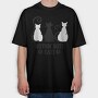 Nothin Butt Cats, Tricou Oversize Barbati (Unisex)