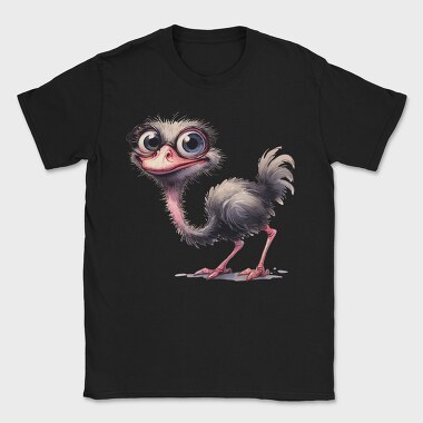Ostrich Glasses Smile, Tricou Barbati (Unisex)
