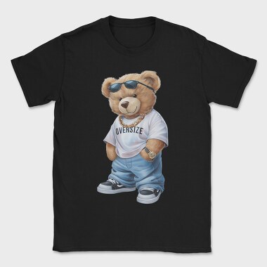Oversize Tee Bear, Tricou Barbati (Unisex)