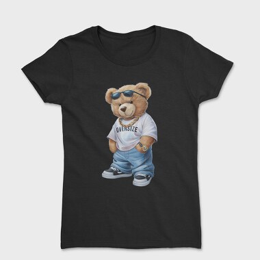 Oversize Tee Bear, Tricou Femei