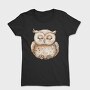 Owl Sleeping Cute, Tricou Femei