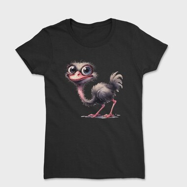 Ostrich Glasses Smile, Tricou Femei