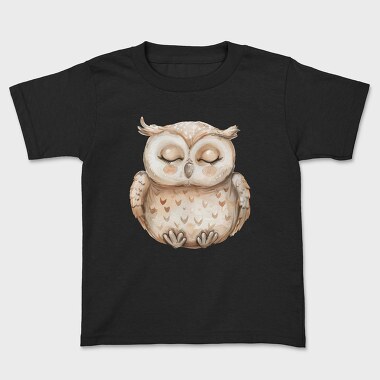 Owl Sleeping Cute, Tricou Copii