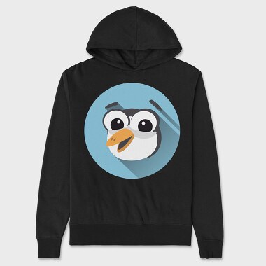 Penguin Pop Art, Hanorac Oversize Barbati (Unisex)