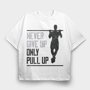 Person Exercising Calisthenics One More Rep, Tricou Oversize Barbati (Unisex)