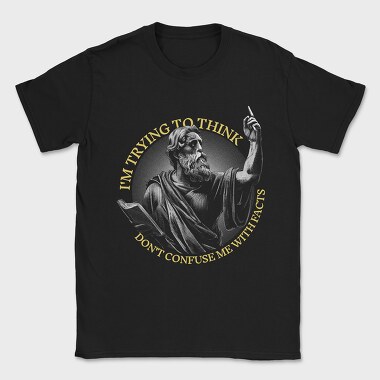 Philosophical Quote Plato, Tricou Barbati (Unisex)