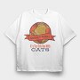 Save Earth Cat Funny Save Our Planet, Tricou Oversize Barbati (Unisex)