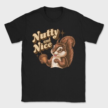 Nutty And Nice Squirrel, Tricou Barbati (Unisex)