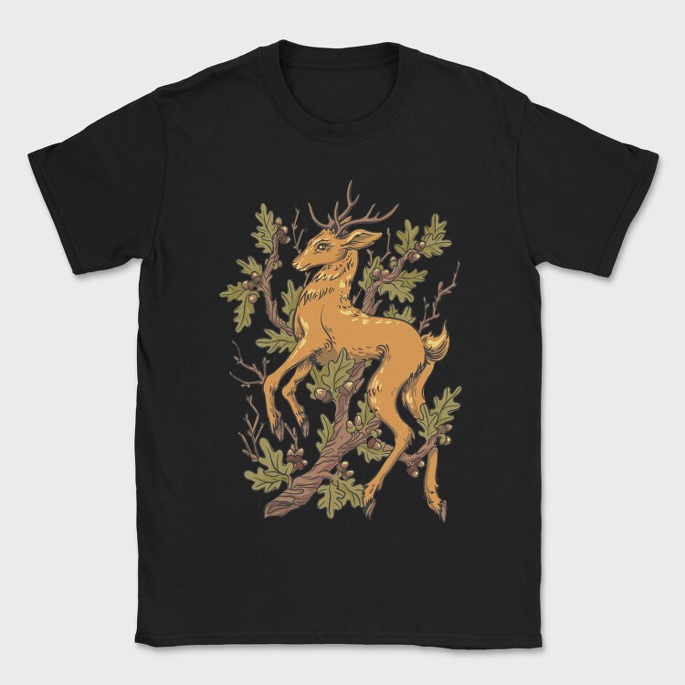 Deer Oak, Tricou Barbati (Unisex)
