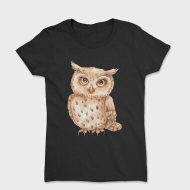 Owl Cute Clipart, Tricou Femei