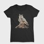 Owls On Stump, Tricou Femei