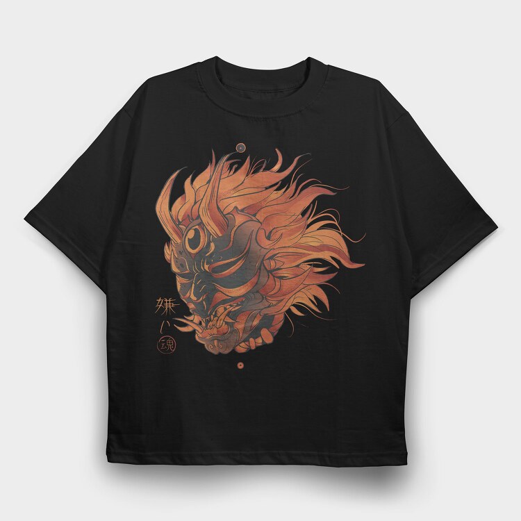 Demon Hate, Tricou Oversize Barbati (Unisex)