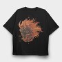 Demon Hate, Tricou Oversize Barbati (Unisex)