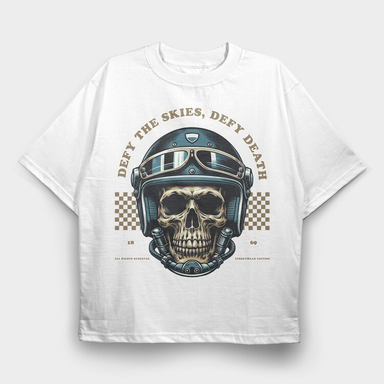 Defy the Skies, Tricou Oversize Barbati (Unisex)