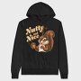 Nutty And Nice Squirrel, Hanorac Oversize Barbati (Unisex)