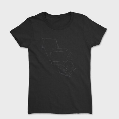 Photographic Hands Photo, Tricou Femei