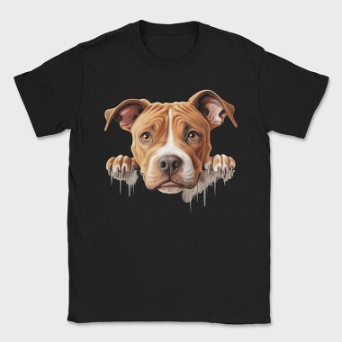 Painting American Pit Bull, Tricou Barbati (Unisex)