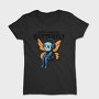 Anti Social Butterfly With Headphones, Tricou Femei
