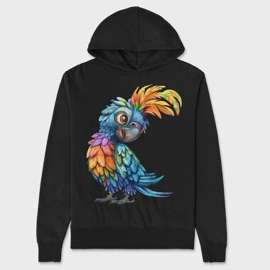 Parrot Feathers, Hanorac Oversize Barbati (Unisex)