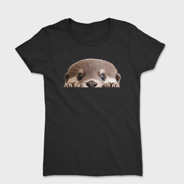 Otter Face Peeking, Tricou Femei