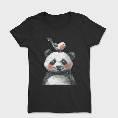 Panda Bird Stack, Tricou Femei