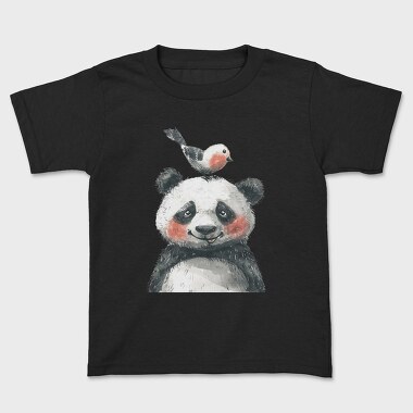 Panda Bird Stack, Tricou Copii