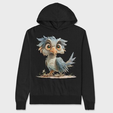Owl Feather Art, Hanorac Oversize Barbati (Unisex)