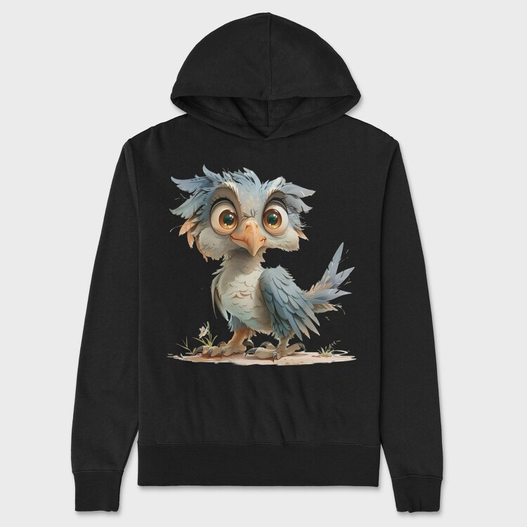 Owl Feather Art, Hanorac Oversize Barbati (Unisex)