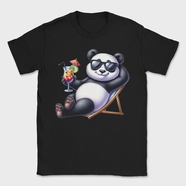 Panda Cocktail Sunglasses, Tricou Barbati (Unisex)