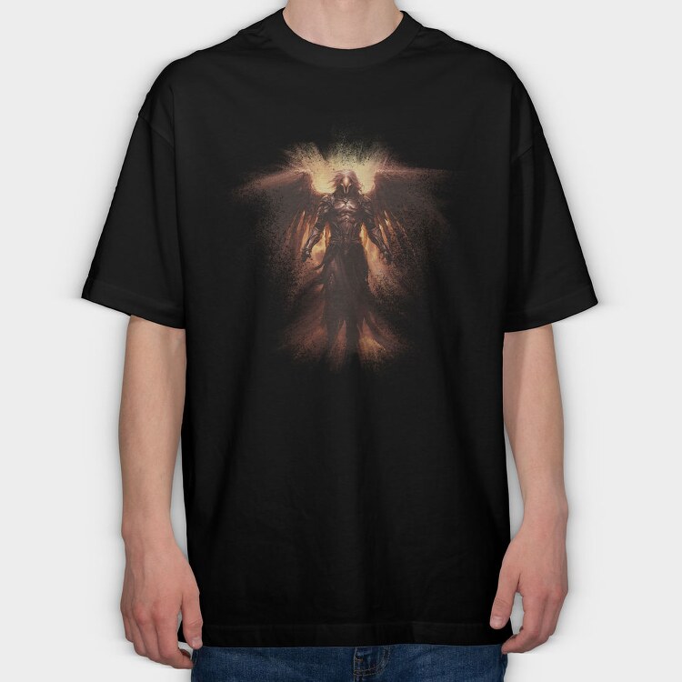 Dark Angel, Tricou Oversize Barbati (Unisex)