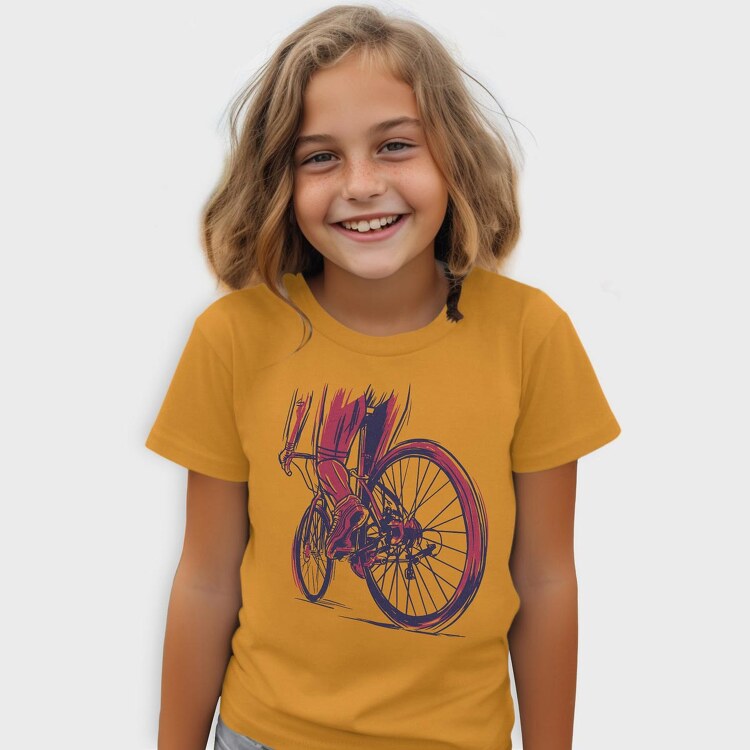 Muscular Cyclist, Tricou Copii