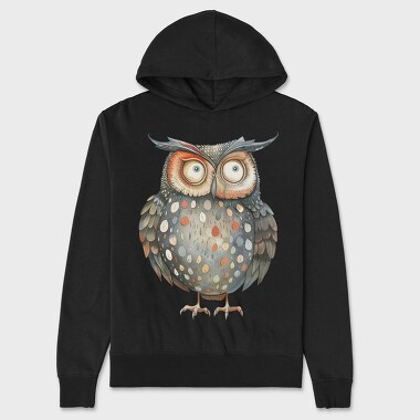 Owl Feathered Feet, Hanorac Oversize Barbati (Unisex)