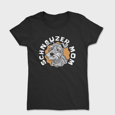 Schnauzer Dog Portrait, Tricou Femei
