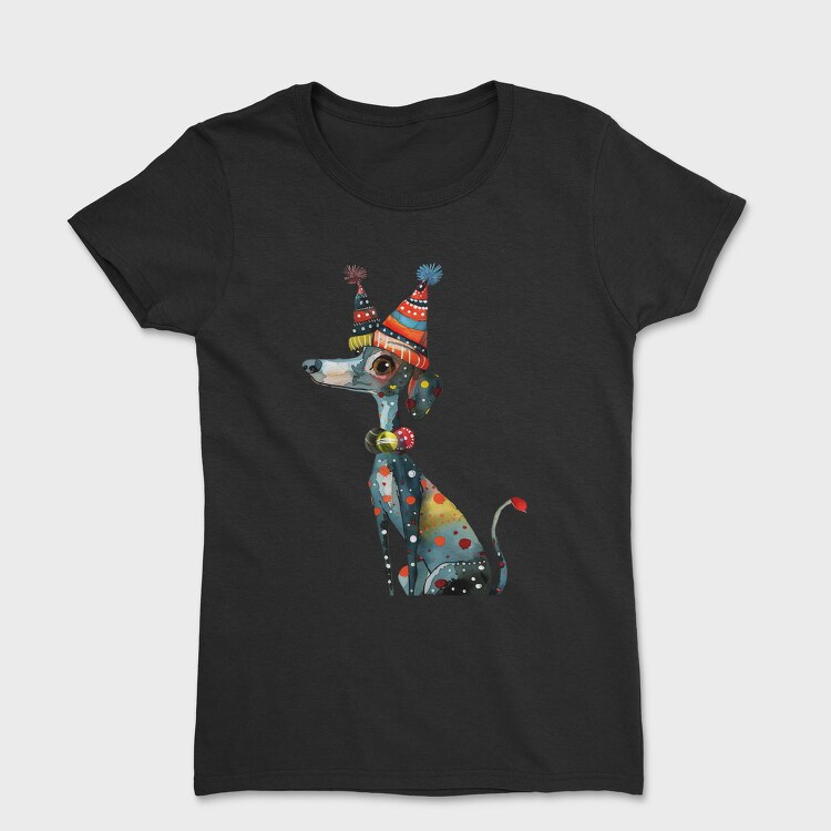Party Dog Icon, Tricou Femei