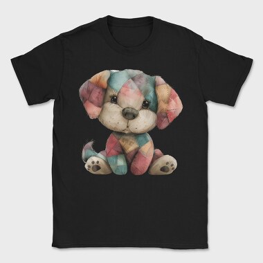 Patchwork Dog Art, Tricou Barbati (Unisex)