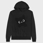 Peeking Kitten Club, Hanorac Oversize Barbati (Unisex)