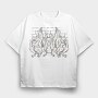 See No Evil Gargoyles, Tricou Oversize Barbati (Unisex)