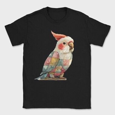 Patchwork Parrot Art, Tricou Barbati (Unisex)