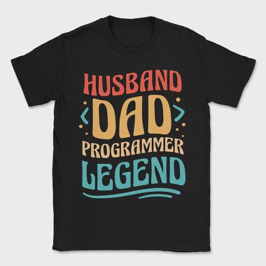 Husband Dad Programmer, Tricou Barbati (Unisex)