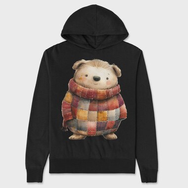 Patchwork Bear, Hanorac Oversize Barbati (Unisex)