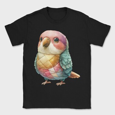 Patchwork Bird Clipart, Tricou Barbati (Unisex)