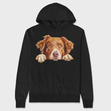 Peeking Nova Retriever, Hanorac Oversize Barbati (Unisex)