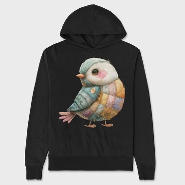 Patchwork Bird Clips, Hanorac Oversize Barbati (Unisex)