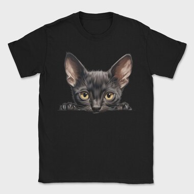 Peeking Cat Mystical, Tricou Barbati (Unisex)