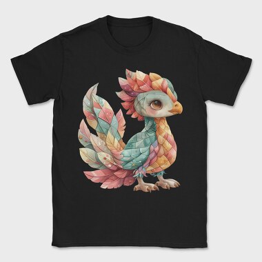 Patchwork Dragon Feathers, Tricou Barbati (Unisex)